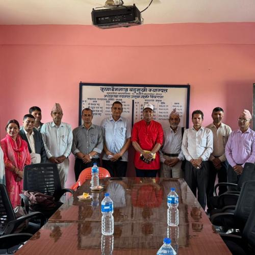 माननीय दिपक राज बोहरा सँग क्याम्पसमा भेटघाट कार्यक्रम 2083